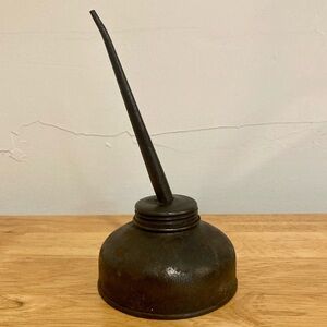 Vintage Dome Top Oil Can - Decor Only